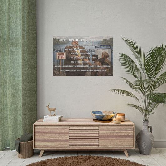 Superior People? — Inspirational Thought Provoking Wall Art
