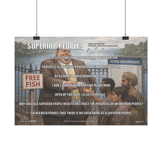 Superior People? — Inspirational Thought Provoking Wall Art